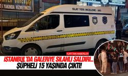 İstanbul'da galeriye silahlı saldırı... Şüpheli 15 yaşında çıktı!
