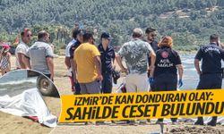 İzmir’de sahilde ceset bulundu! Boynunda tel olduğu iddiası…