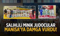 Salihlili minik judocular Manisa'ya damga vurdu!