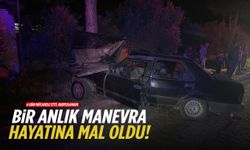 Bir anlık manevra hayatına mal oldu!