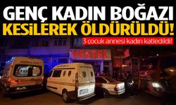 Kan donduran cinayet! Eşini boğazını keserek öldürdü…