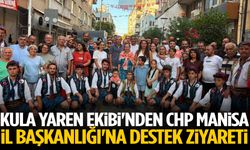 Kula Yaren Ekibi'nden CHP Manisa İl Başkanlığı'na destek ziyareti