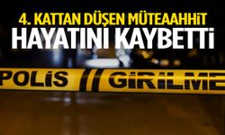 Manisa’da feci ölüm: 4. kattan düşen müteahhit hayatını kaybetti
