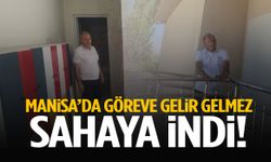 Manisa’da göreve gelir gelmez sahaya indi!