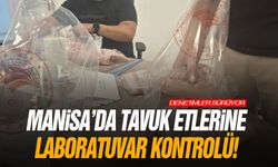 Manisa'da tavuk etlerine laboratuvar kontrolü!