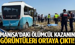 Manisa’daki ölümcül kazanın görüntüleri ortaya çıktı!