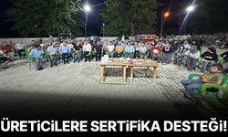 Hayvancılık eğitimini tamamlayan üreticiler belgelerini aldı