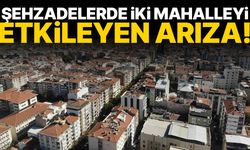 Şehzadelerde iki mahalleyi etkileyen arıza!