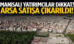 Yatırımcılar dikkat! Manisa'da icradan satılık arsa!