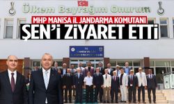 MHP Manisa’dan İl Jandarma Komutanı Şen’i ziyaret etti