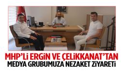 MHP’li Ergin ve Çelikkanat’tan medya grubumuza ziyaret