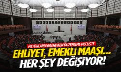 Milyonların gözü TBMM’de! Ehliyet, emekli maaşı… Her şey değişiyor!