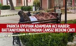 Parkta uyuyan adamdan acı haber: Battaniyenin altından cansız bedeni çıktı!