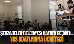 Şehzadeler Belediyesi hayata geçirdi... YKS adaylarına ücretsiz!