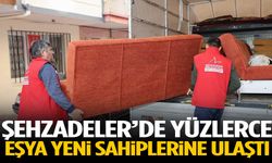 Şehzadeler’de yüzlerce eşya yeni sahiplerine ulaştı