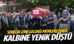 Senelik izne geldiği memleketinde kalbine yenik düştü!
