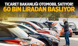 Ticaret Bakanlığı otomobil satıyor! 60 bin liradan başlıyor...