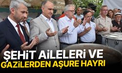 Manisa'da şehit aileleri ve gazilerden aşure hayrı