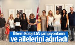 Ülkem Koleji LGS şampiyonlarını ve ailelerini ağırladı