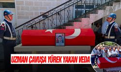Uzman çavuşa yürek yakan veda
