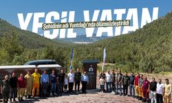 Yeşil vatan Şehidinin adı Yuntdağı'nda ölümsüzleştirildi