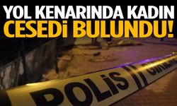 Yol kenarında kadın cesedi bulundu