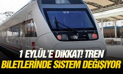 1 Eylül’e dikkat! Tren biletlerinde sistem değişiyor