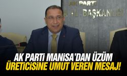 AK Parti Manisa’dan üzüm üreticisine umut veren mesaj!