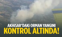 Akhisar'daki alevler kontrol altına alındı!