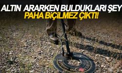 Altın ararken buldukları şey paha biçilemez çıktı!