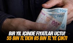 Bir yıl içinde fiyatlar uçtu! 55 bin TL’den 85 bin TL’ye çıktı