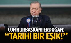 Cumhurbaşkanı Erdoğan ‘tarihi bir eşik’ diyerek 5 hedefi sıraladı!