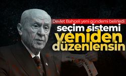 Devlet Bahçeli: Seçim sistemi yeniden düzenlenmeli