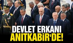 Devlet erkanı Ata'nın huzuruna çıktı