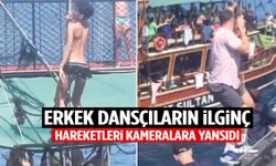 Görüntüler Türkiye’den… Erkek dansçıların ilginç hareketleri kameralara yansıdı!