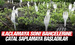 İlaçlamaya son! Bahçelerine çatal saplamaya başladılar
