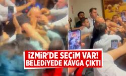İzmir'de seçim var! Belediyede kavga çıktı...