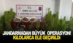 Jandarmadan büyük operasyon! Kilolarca ele geçirildi