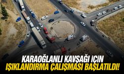 Karaoğlanlı Kavşağı için ışıklandırma çalışması başlatıldı!