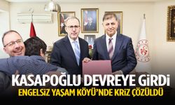 Kasapoğlu devreye girdi… Engelsiz Yaşam Köyü’nde kriz çözüldü!