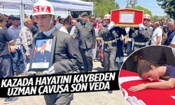Kazada hayatını kaybeden uzman çavuş Manisa’da son yolculuğuna uğurlandı
