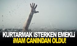 Kurtarmak isterken emekli imam canından oldu!