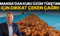 Manisa'dan kuru üzüm tüketimi için dikkat çeken çağrı!