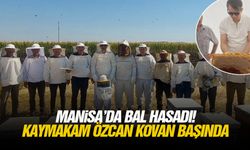 Manisa’da bal hasadı! Kaymakam Özcan kovan başında