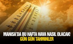 Manisa’da bu hafta hava nasıl olacak! Gün gün tahminler