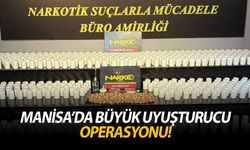 Manisa’da büyük uyuşturucu operasyonu!
