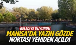 Manisa’da mesire alanı yeniden hizmete açıldı