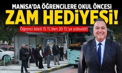 Manisa’da öğrencilere okul öncesi “zam hediyesi”