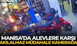 Manisa’da alevlere karşı akılalmaz müdahale kamerada