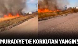 Muradiye’de alevler yükseldi!